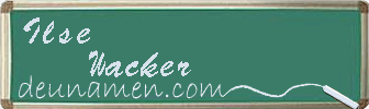 Ilse Wacker Visitenkarte